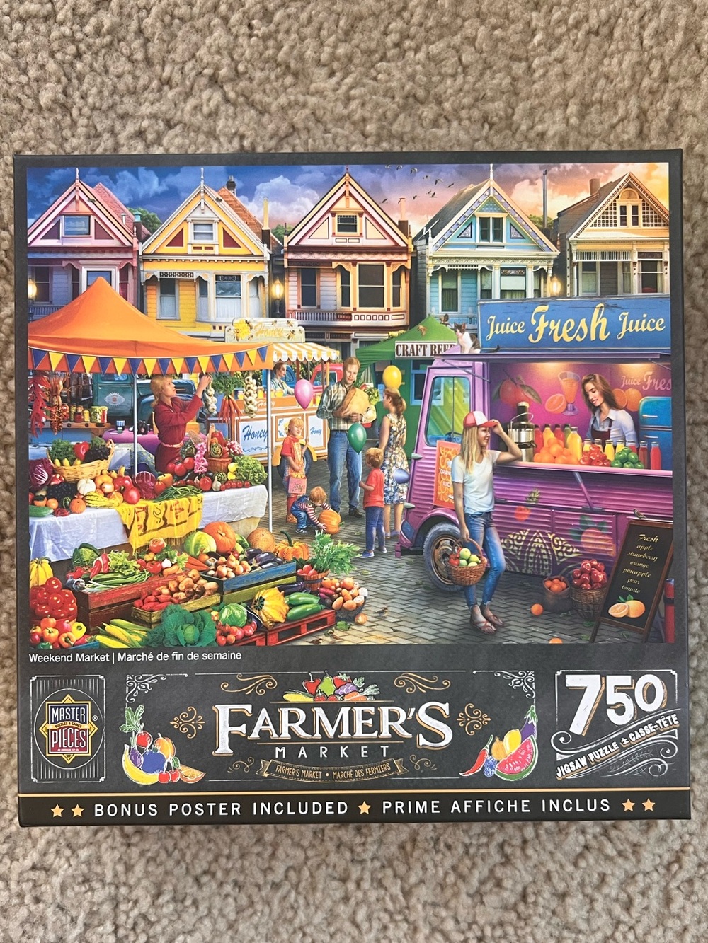 750 Piece Jigsaw Puzzle - Farmer’s Market